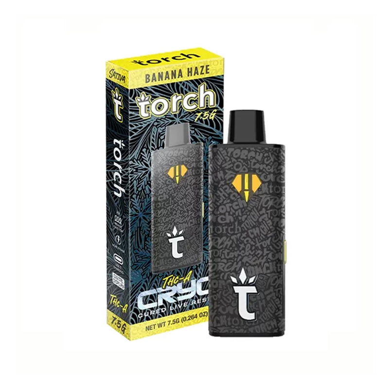 Torch Cryo Cured Live Resin THC-A Disposable 7.5G  BANANA HAZE