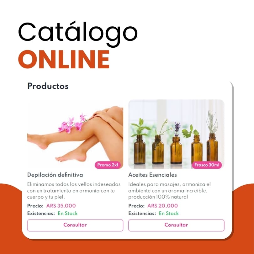 Catálogo de Productos o Servicios