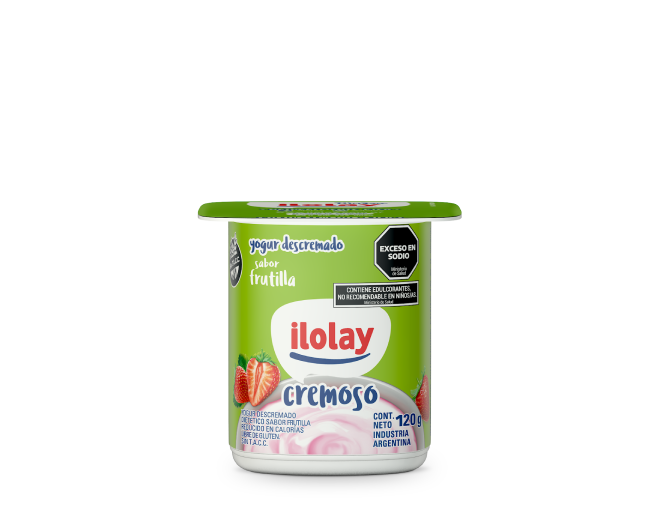 yogurt descremado Ilolay 120 gs