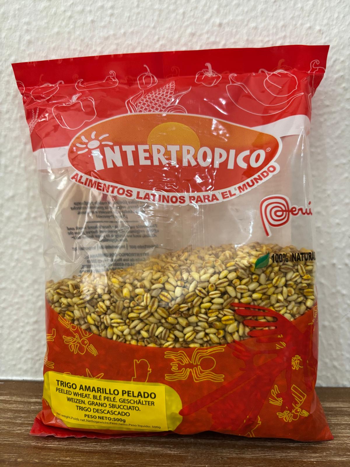 Trigo amarillo pelado