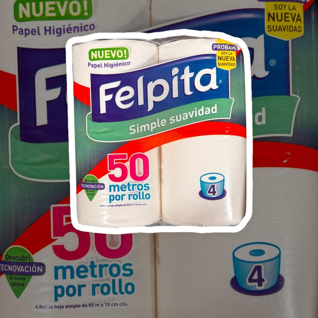 Felpita 50 mtrs x 4 unidades