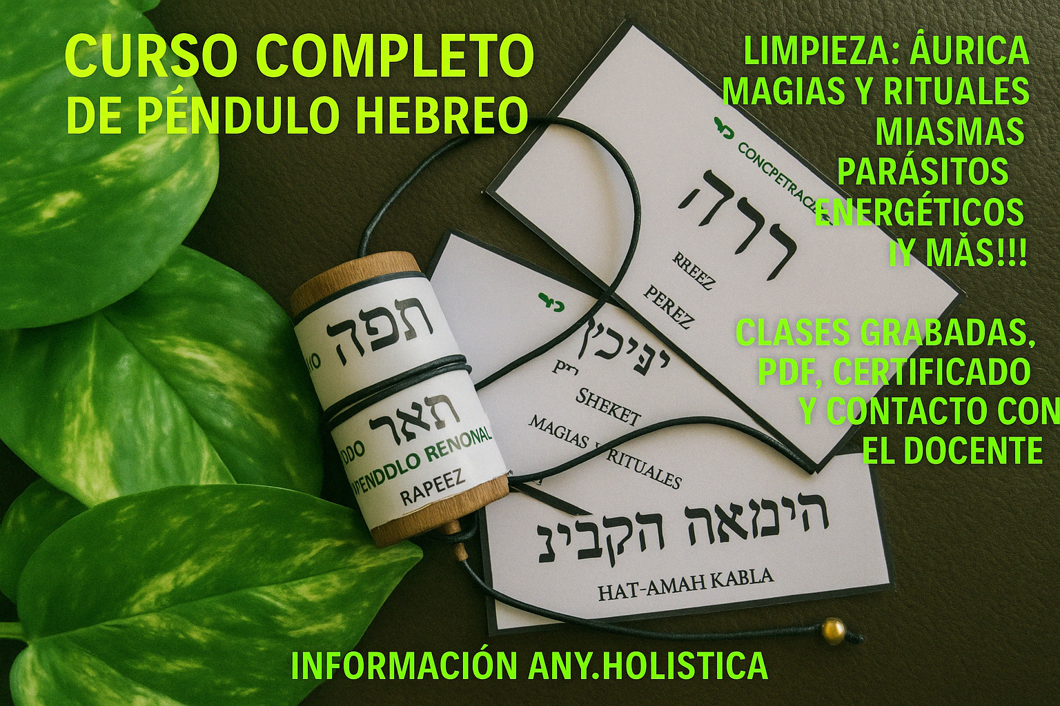Péndulo hebreo todos los niveles