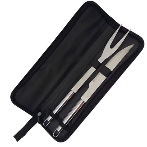 SET ASADO X2 ESTUCHE NEGRO