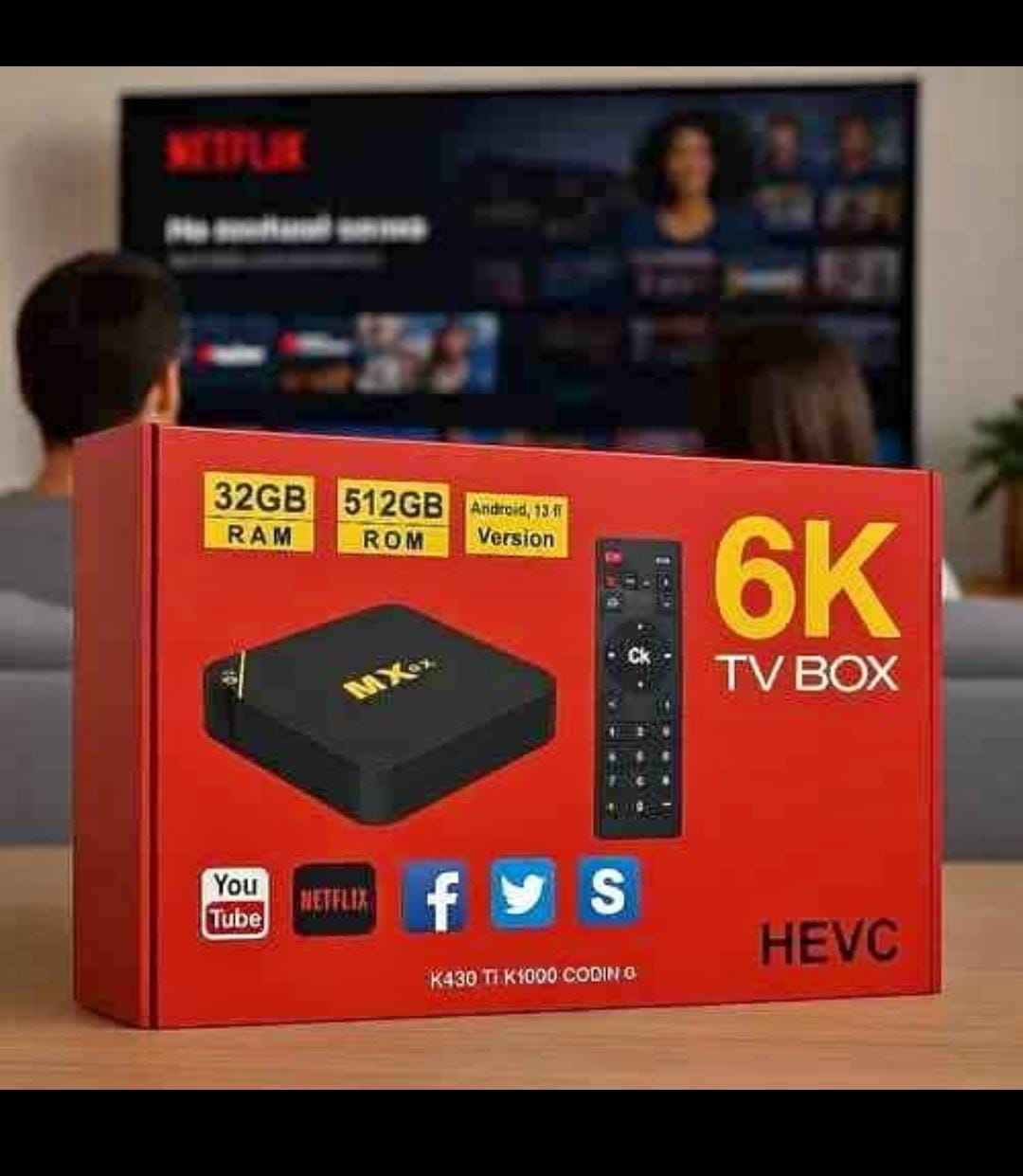 Convertidor tv 6k