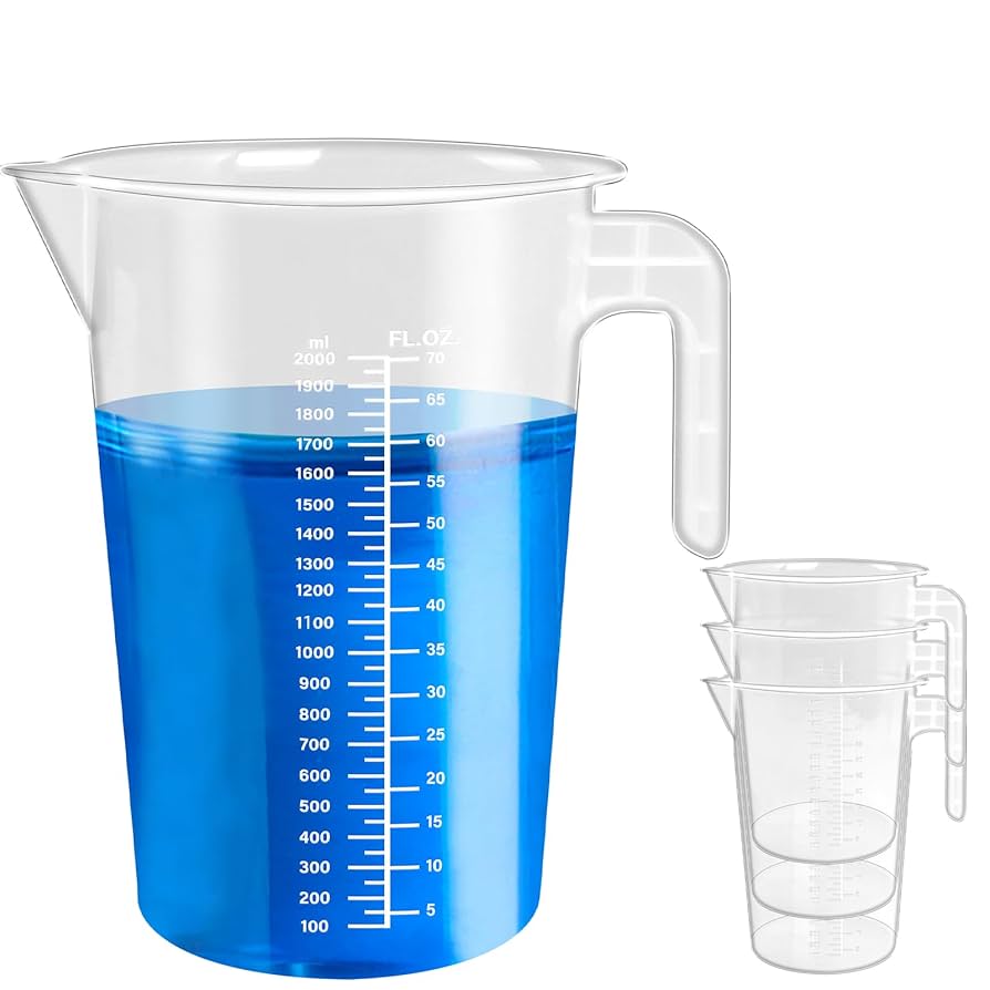Jarras medidoras en acrílico set de 4 “measuring cups”