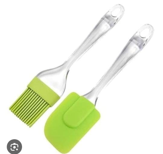 Pincel y espátula con mango acrílico 30 cm económico