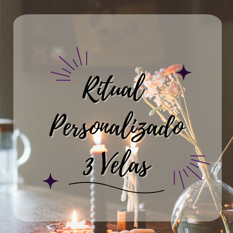 🕯️Ritual Personalizado - 3 Velas🕯️