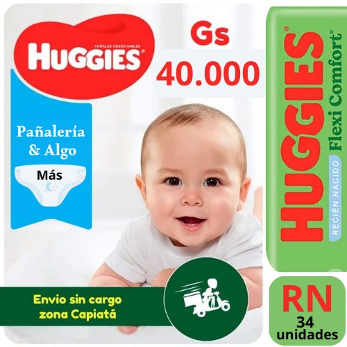 Huggies  34 Unidades