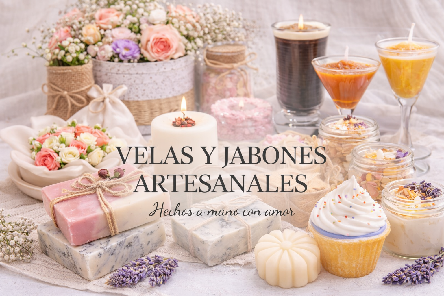Velas y Jabones Artesanales Personalizados