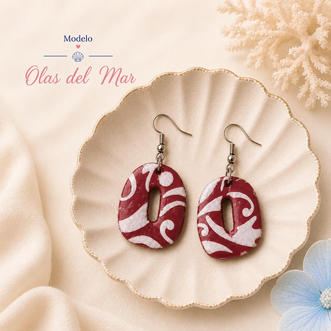 Aros Olas del Mar Artesanales