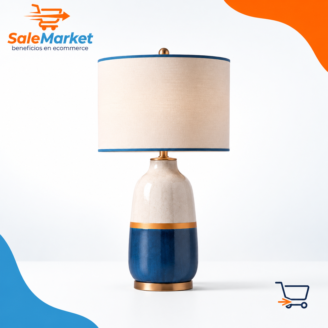 Lámpara Decorativa Azul