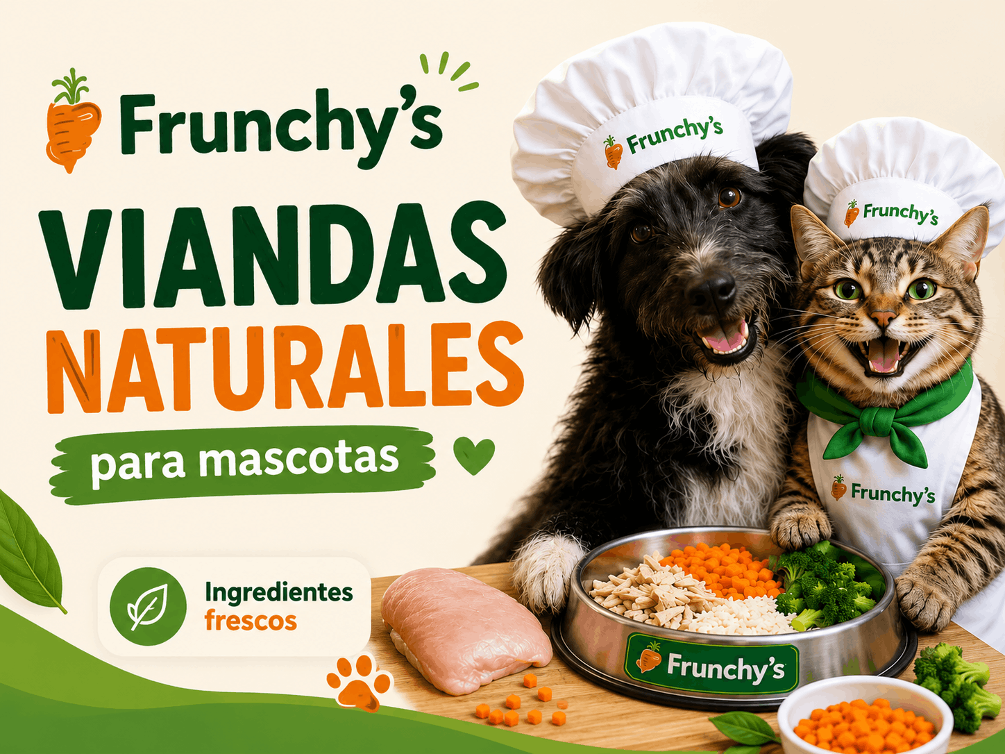 Viandas naturales para mascotas
