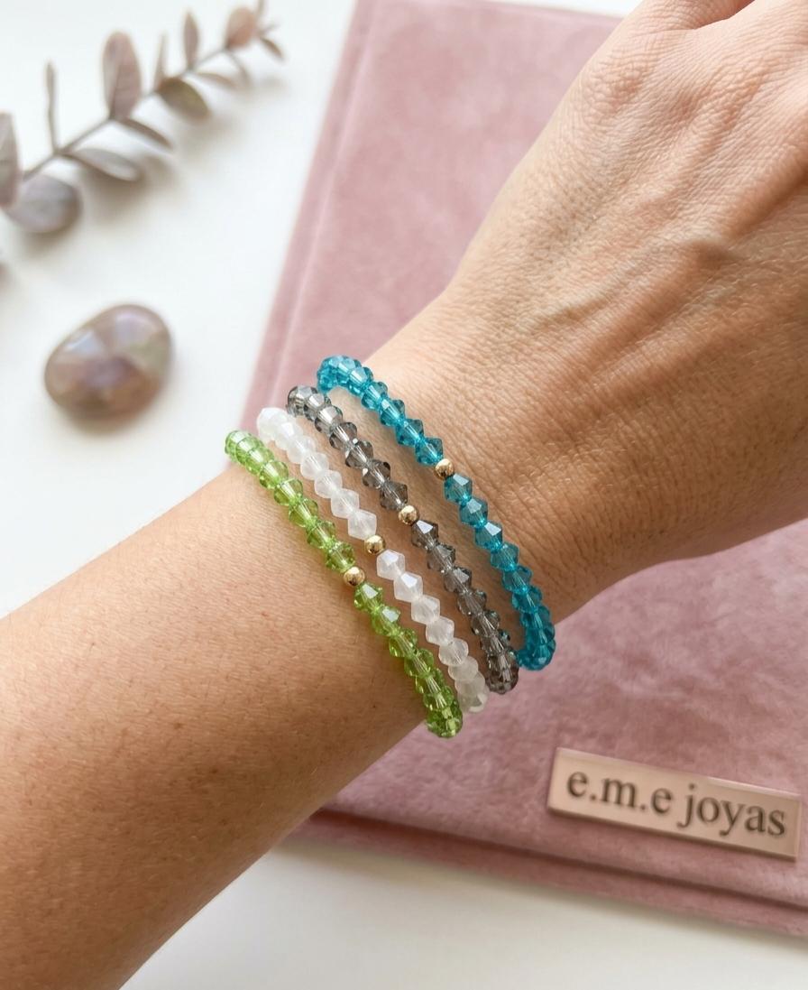 Pulsera cristales
