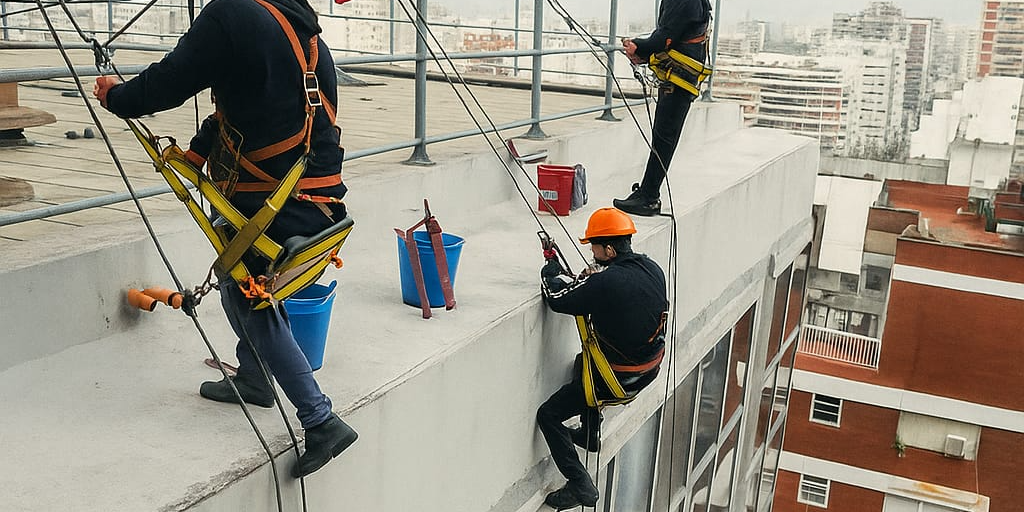 Tello Soluciones Trabajos Con Silletas y Limpieza de Vidrios